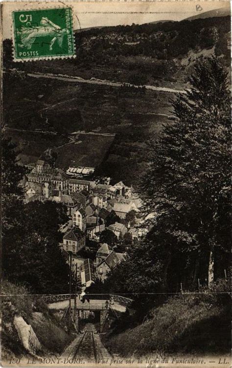 Le Mont Dore Vue Prise Sur La Ligne Du Funiculaire Mont Dore