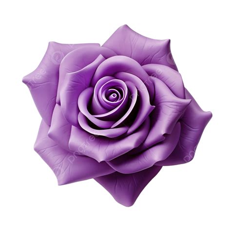 Elemento De Flor Rosa Morada Png Rosa Separar De Una Sola Flor Png