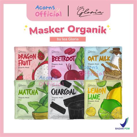 Jual Lea Gloria Masker Wajah Bubuk Organik Bpom Gr Shopee Indonesia