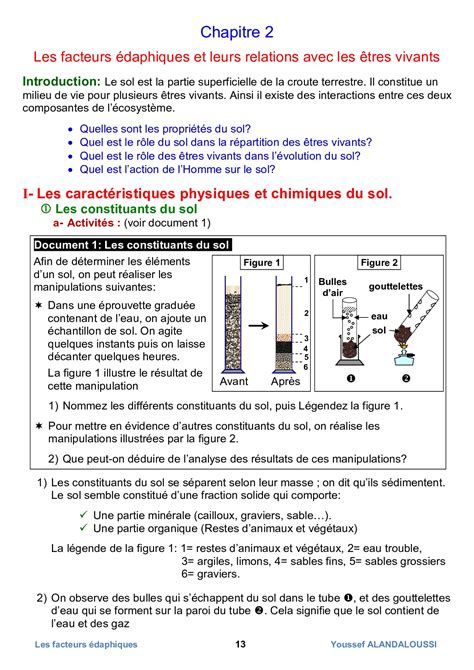 Les Facteurs Daphiques Et Leurs Relations Avec Les Tres Vivants