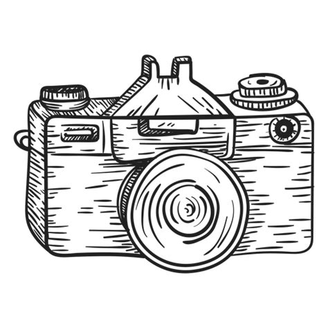 Photo Camera Sketch Transparent Png And Svg Vector File