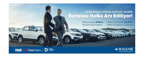 Borlease Otomotiv A Ş BORLS Halka Arz Takvimi