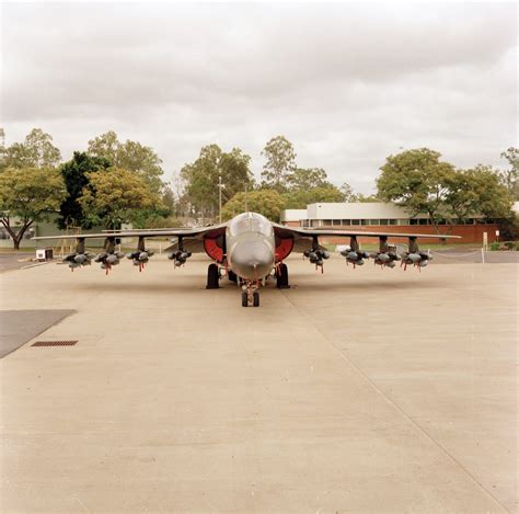 General Dynamics F-111C A8-146 of 1 Squadron RAAF with full bomb load ...