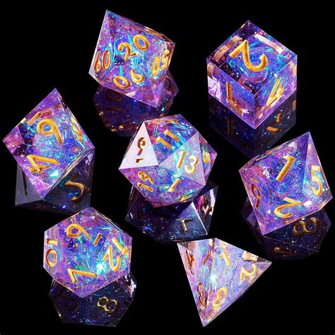 Amazon MINI PLANET DND Dice Set DND Dice Set TTRPG D D Dice Set