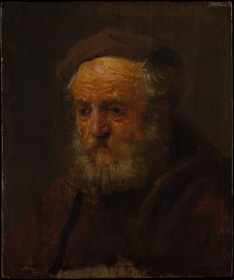 Style Of Rembrandt Study Head Of An Old Man The Metropolitan Museum