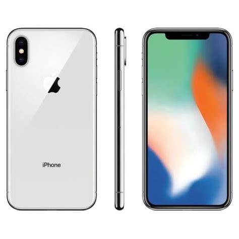 Apple Iphone X 64gb Silver Unlocked A1865 Cdma Gsm 800265797727 Ebay