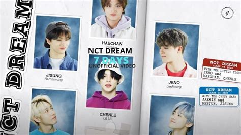 NCT DREAM 엔시티 드림 내게 말해줘 7 Days Unofficial video by Y YouTube