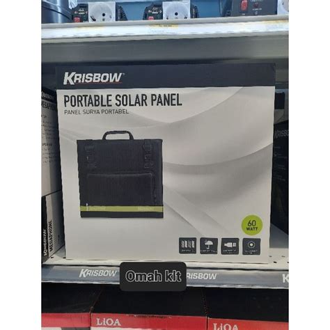 Jual Solar Panel Krisbow Portable W Solar Panel Tenaga Surya Krisbow