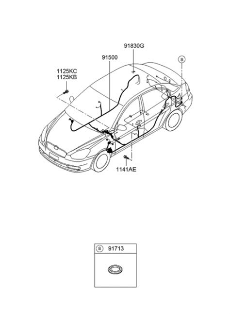 Floor Wiring - 2007 Hyundai Accent