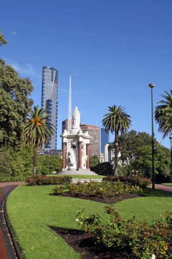 Queen Victoria Park In Melbourne Stock Photo - Download Image Now ...