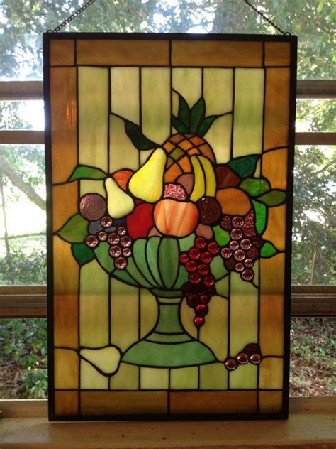 Best Food Drinks Stained Glass Images On Pinterest Stained