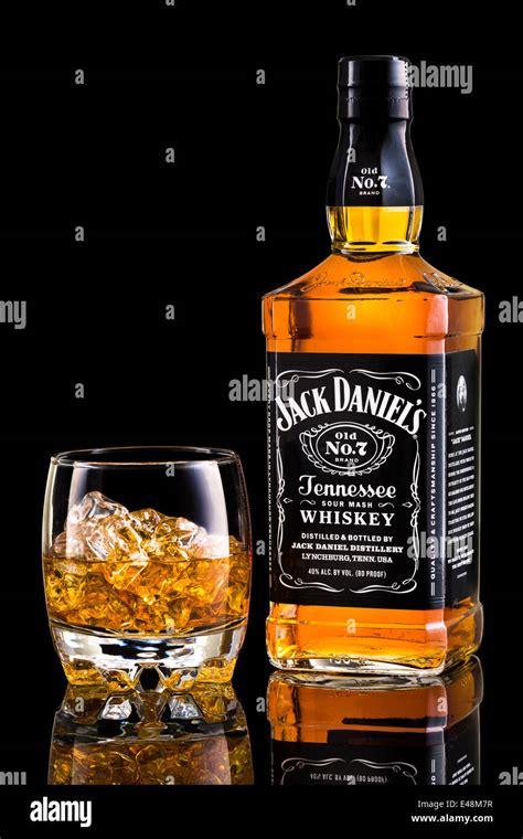 Jack Daniel S Whiskey Bottle And Glass Jack Daniel S Is A Brand Of