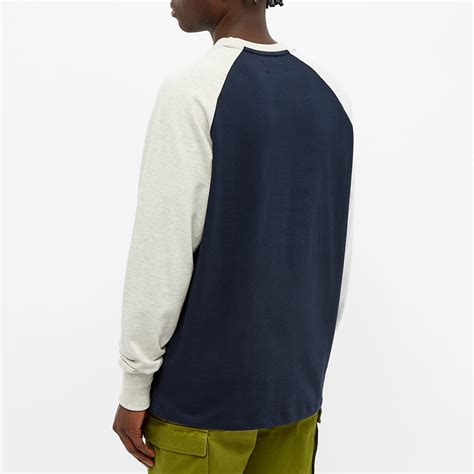 Aimé Leon Dore Long Sleeve Baseball Tee Sky Captain End Us