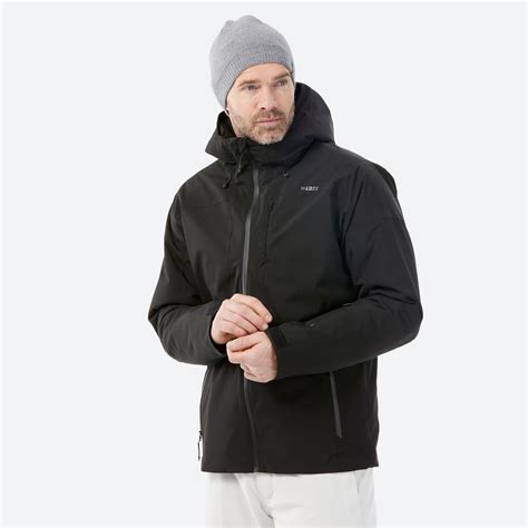 manteau dhiver homme ski  noir noir wedze decathlon
