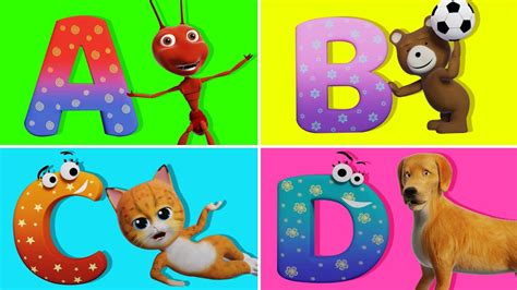 A B C Songs Learn Letters A B C D Nursery Rhymes And Kids Songs