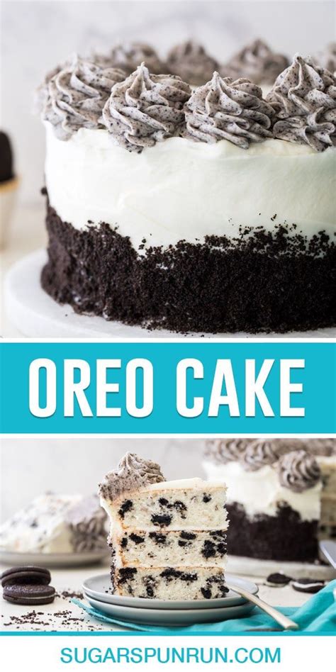 This Fluffy Oreo Cake With Cookies And Cream Frosting Can Be Made As A