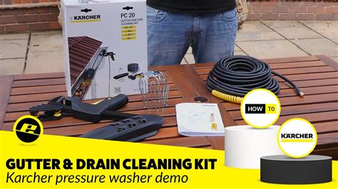 Karcher Gutter And Drain Cleaning Kit Demo YouTube