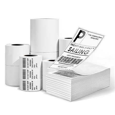 Blank Direct Rolls Sticker 4x6 Color Self Adhesive Thermal Printer Labels China Direct Thermal