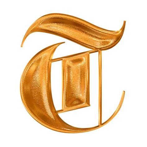 Golden pattern gothic letter T — Stock Photo © arogant #2274876