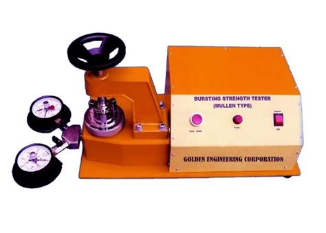 Bursting Strength Testers At Best Price In Roorkee By Golden