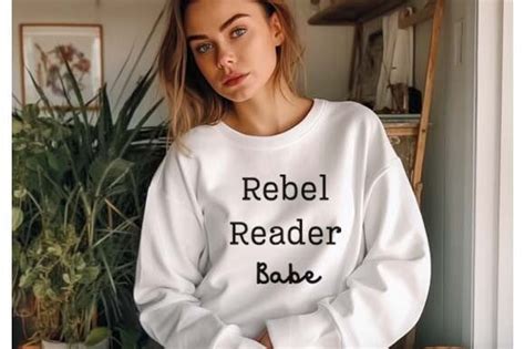 Rebel Reader Babe Book Lovers PNG Graphic By Luxe Prairie Creative Fabrica