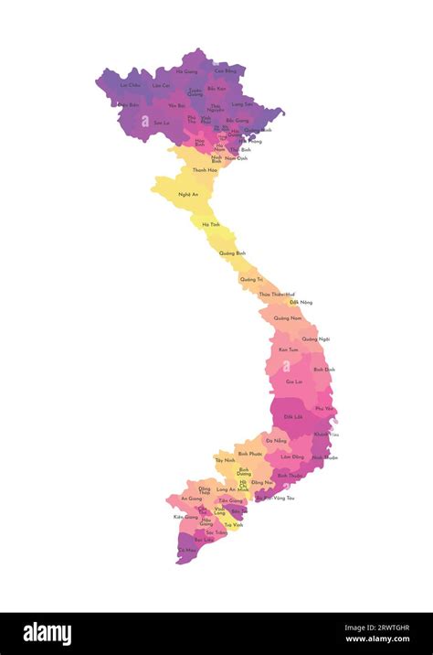 Vector Aislado Ilustraci N Del Mapa Administrativo Simplificado De