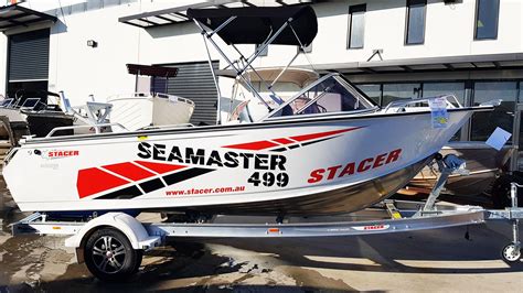 Stacer Aluminium 499 Seamaster Mercury 75HP Fourstroke Stacer