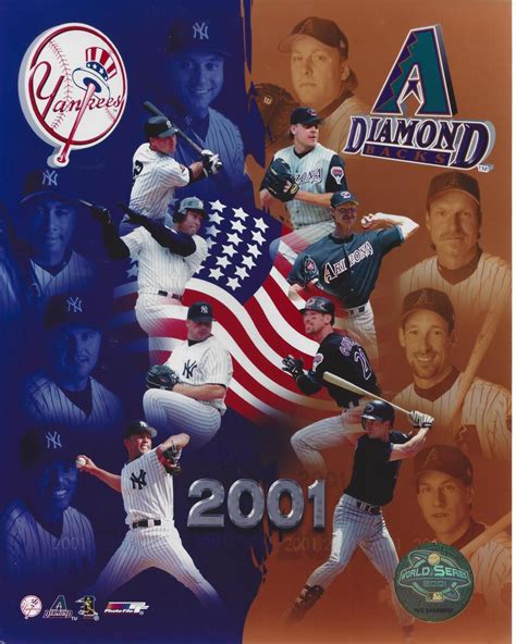 Arizona Diamondbacks New York Yankees 2001 World Series 8x10 Photo ...