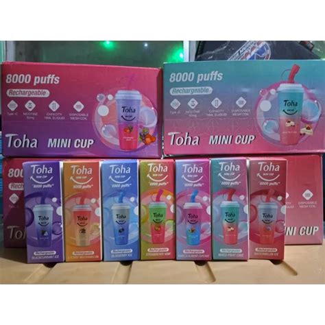 Toha Mini Cup Puff Available Power Legal Ydkc Lazada Ph