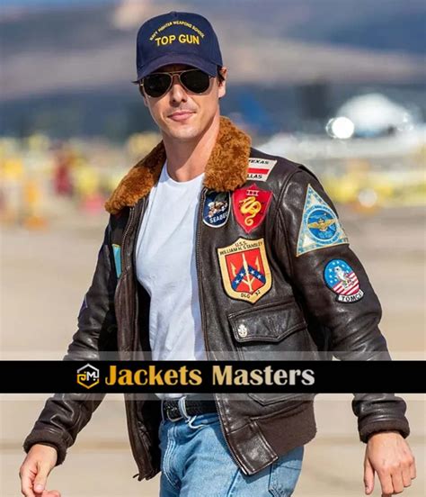 Top Gun Maverick Faux Leather Jacket Tom Cruise Top Gun Faux Leather J Ultimate Leather Jackets ...