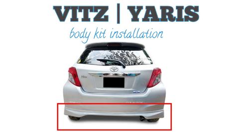 Unpainted Toyota Vitz Fiber Glass Body Kit A Pc Atelier Yuwa