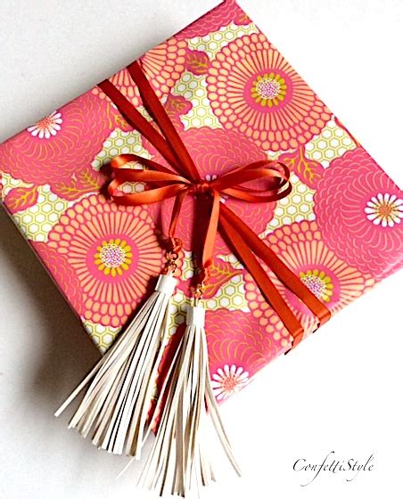 T Wrap Inspiration Tassel Ribbon Tie Confettistyle