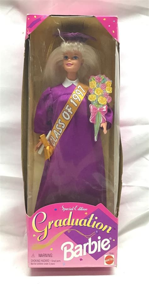 Vintage Class Of 1997 Graduation Barbie Toy Doll Mattel 16487 Etsy