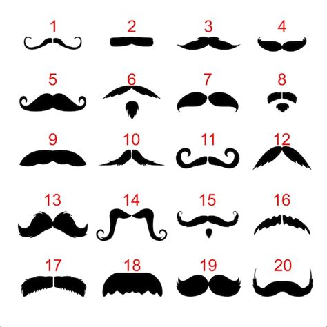 Mustache Stickers Etsy