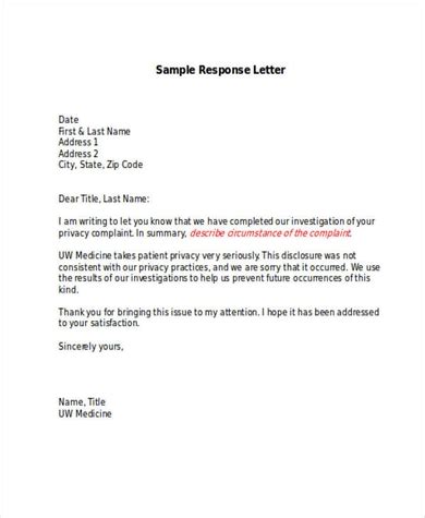 8 Powerful Examples of Response to Complaint Letter and How to Write It ...