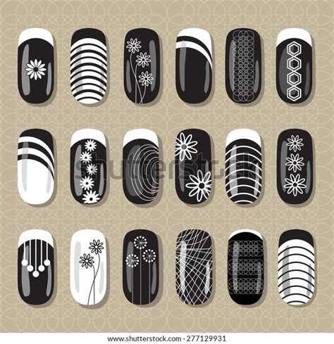 Easy Nail Designs Black And White Step By Step