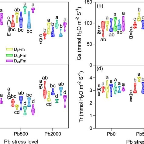 Leaf Net Photosynthetic Rate Pn A Stomatal Conductance Gs B