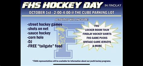 Findlay High School Hockey Day This Weekend 1005 Wkxa