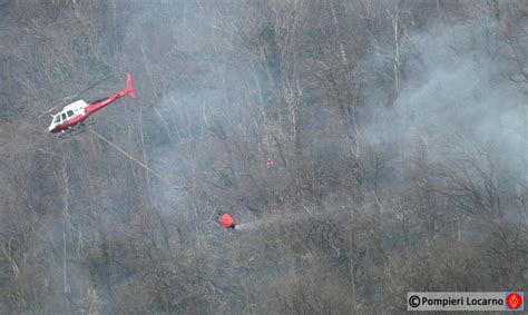 Incendio Di Bosco A Solduno Incendio Di Bosco A Solduno