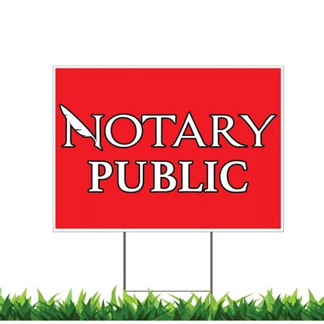 Notary Public Sign