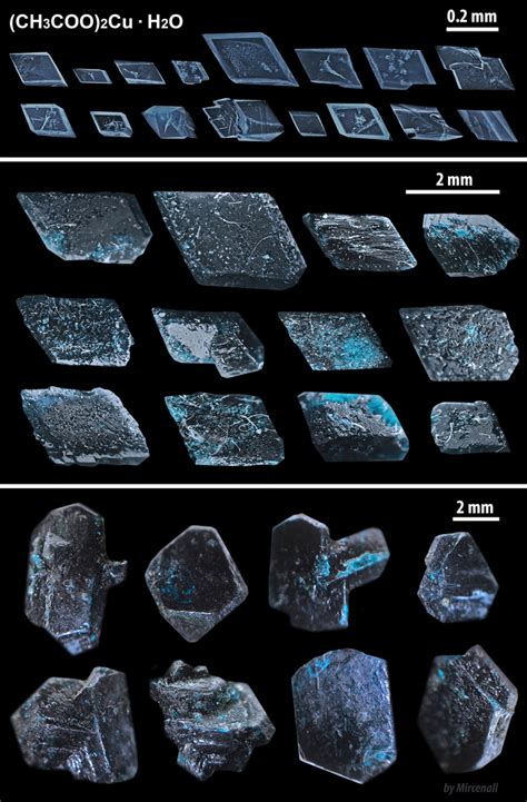 Кристаллы ацетата меди | Пикабу