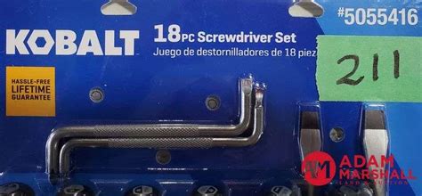 Kobalt Screwdriver Set (18 PC) - NIB - Adam Marshall Land & Auction, LLC