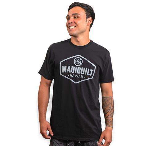 Maui Built Hex Logo Modern Fit T Shirt Maui Built Hawaii