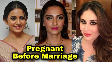 15 Bollywood Actresses Who Got Pregnant Before Marriage Youtube