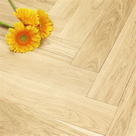 100mm Unfinished Square Edge Engineered Oak Parquet Block