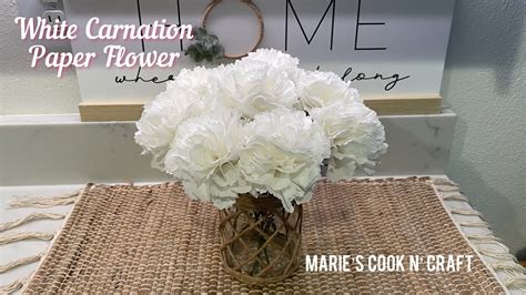 White Carnation Centerpieces