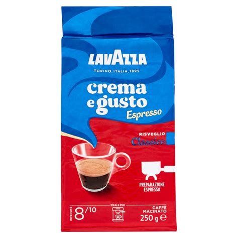 Lavazza Crema e Gusto Espresso Classico Caffè Macinato 250 g Carrefour