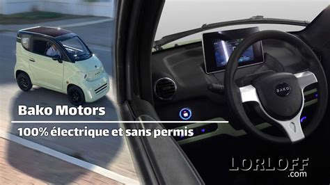 La voiture électrique signée Bako Motors bientôt sur le marché L ORLOFF