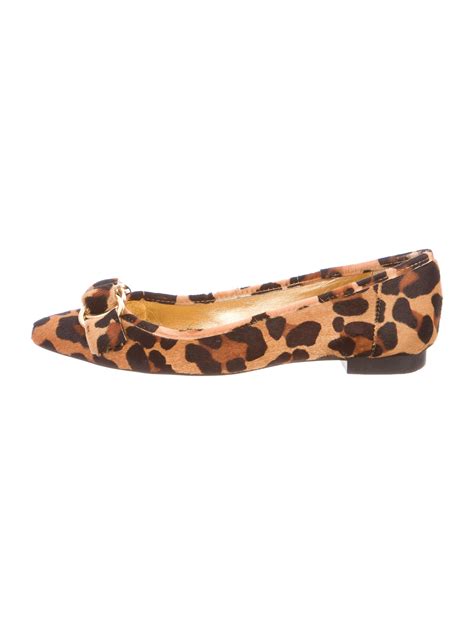 Kate Spade New York Leopard Print Flats Shoes Wka43759 The Realreal