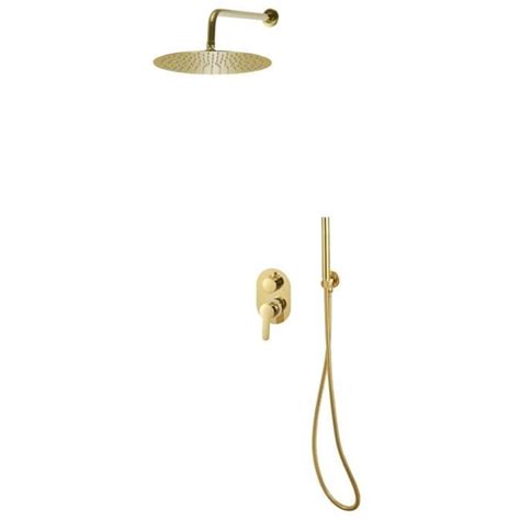Système De Douche Acier Inoxydable 201 Doré Cdiscount Bricolage